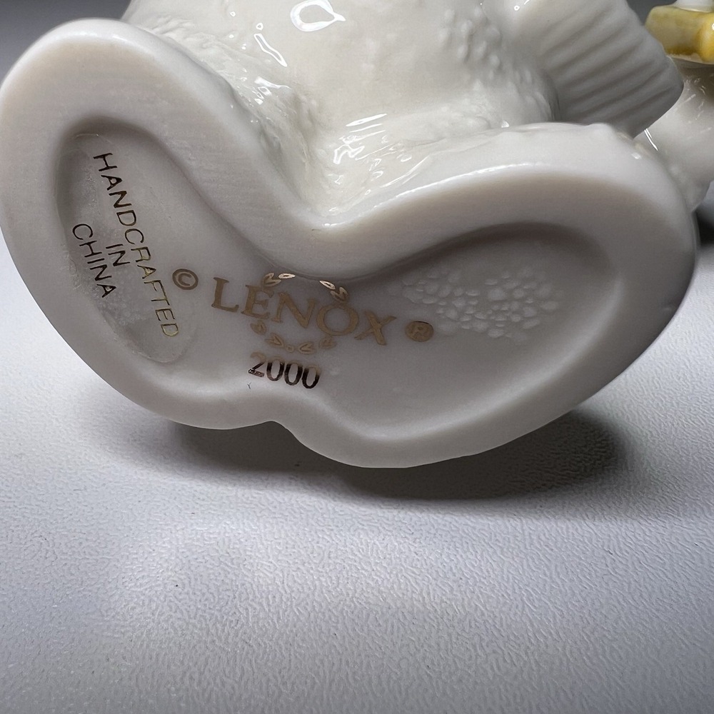 Vintage Lenox January Celebration 12 Months Of Snowman Snowman Figurine 2000s - Picture 7 of 7